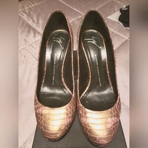 Giuseppe Zanotti snakeskin heels